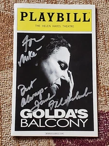 TOVAH FELDSHUH AUTOGRAPH PLAYBILL MAGAZINE JULY 2004 FOR MIKE autographed - Picture 1 of 5