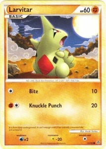 Larvitar - 51/95 - Common x1 - Moderately Played - HS Unleashed - Picture 1 of 1
