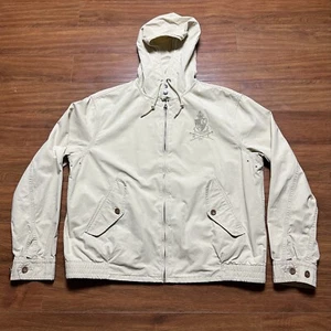 Vintage Polo Ralph Lauren Jacke XL leicht Reißverschluss khaki RLPC Hoodie 90er Y2K - Bild 1 von 17