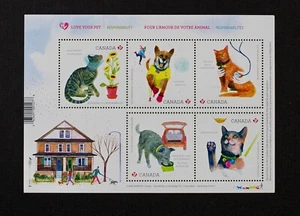 CANADÁ 2015 #2829, "P" Love Your Pet, S/S como nuevo casi nuevo - Imagen 1 de 1