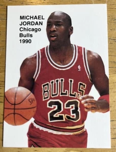 Michael Jordan "Promo Card" - 1990 N.B.A. Superstars (sehr gut aussehende Karte) - Bild 1 von 2