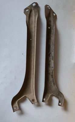  1967 1968 Mustang Shock Tower to Cowl Support Brace Pair Used Ford - Image 1 of 2