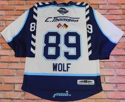 MAGLIA SHIRT TRIKOT ICE HOCKEY GHIACCIO HAMBURG FREEZERS WOLF 89 tg. S - Bild 1 von 2