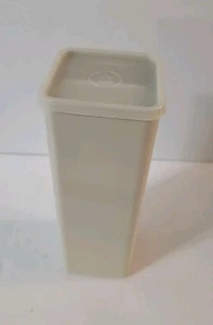 Tupperware Block Cheese Keeper With Lid And Tray Cream Plastic 9.5"  - Picture 1 of 6