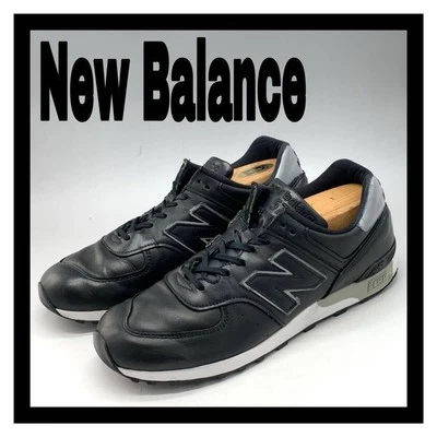 Men 10.0US New Balance M576 Kkl Low Cut Sneakers Shoes Leather Black Us10 Uk Mad - Image 1 of 4
