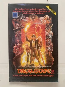 DREAMSCAPE Australian Thorn-EMI VHS VIDEO POSTER Drew Struzan art horror movie - Picture 1 of 7