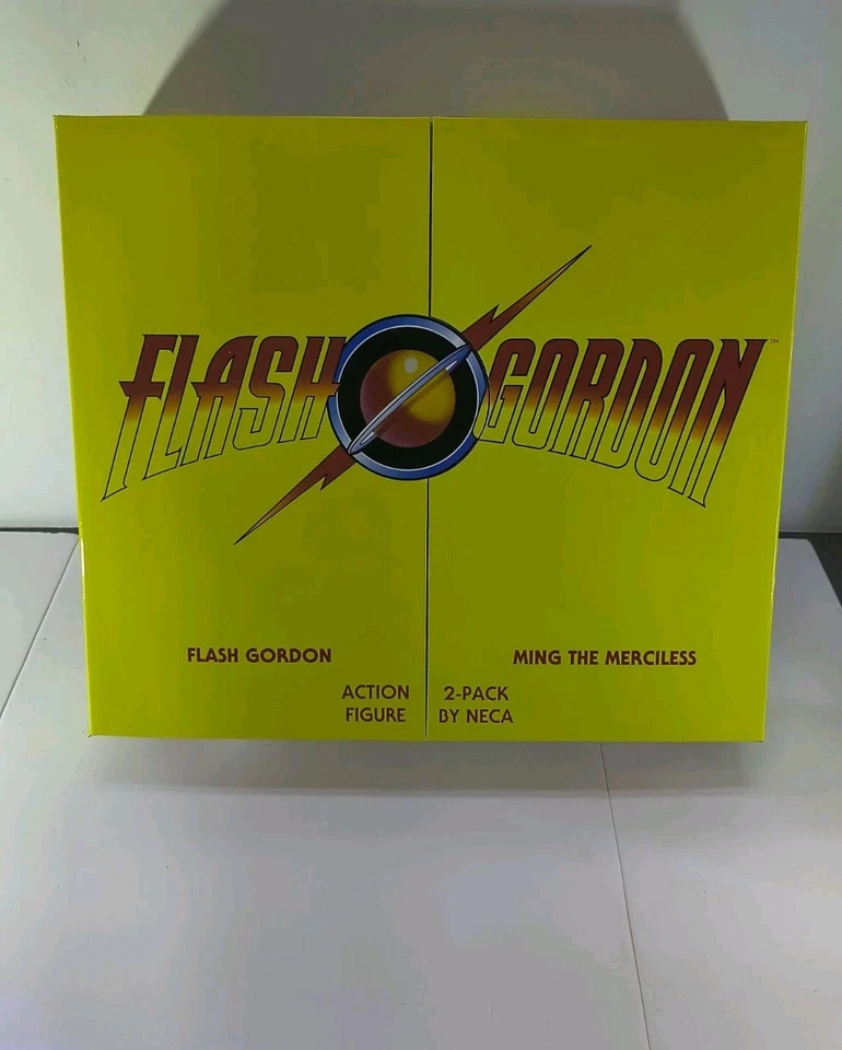Figura de acción NECA Flash Gordon vs Ming The Merciless paquete de 2 exclusivo de Walmart Foto 1 de 4