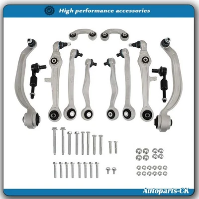 Kit de 12 brazos de control delanteros superiores e inferiores para Audi A4 Quattro B6 B7 2000-2008 Foto 1 de 4