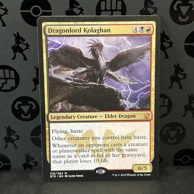 MTG Dragonlord Kolaghan - Dragons of Tarkir Lightly Played/Reg English - Image 1 of 2