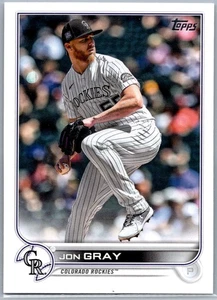 Topps #161 2022 Jon Gray Colorado Rockies - Imagen 1 de 2