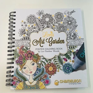 Lori’s art garden poster coloring book by Lori Gardner Woods - Imagen 1 de 8