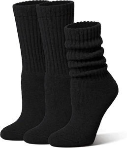 Merino Wool Boot Socks Womens Winter Warm Thermal Hiking Thick Cozy Work Socks 3 - Picture 1 of 12