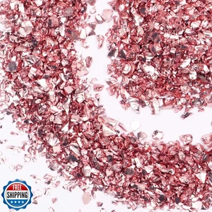 Brillo artesanal de vidrio triturado para resina, astillas de cristal metálico irregular Sprin - Imagen 1 de 5