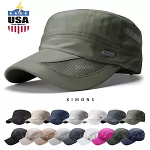 Para Hombre Clásico Ejército Verano Militar Gorra Gorra Sombrero Cadete Patrulla Estilo Alama Primavera Verano - Imagen 1 de 24