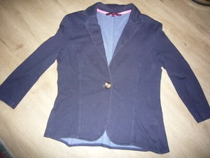 TOM TAILOR Denim Kurz Blazer Sweat Jacke Gr XL Blau - Bild 1 von 1