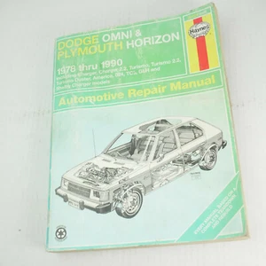 Haynes 30035 (545) Dodge Omni Plymouth Horizon 1978 thru 1990 Repair Manual - Picture 1 of 6