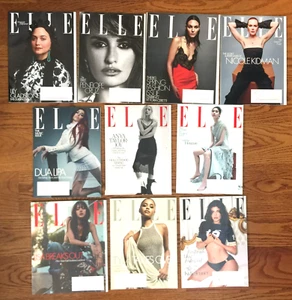 ELLE MAGAZINE 2024 10 ISSUES LISA KYLIE DUA LIPA TYLA FASHION STYLE CELEBRITY - Picture 1 of 24