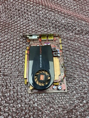 Graphic Card ATI Firepro V3750 256MB 0K730M Pci-E Display Port - Image 1 of 4