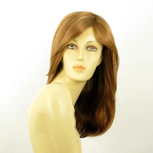Perruque femme mi longue blond foncé cuivré ref ZELINDA en G27 - Imagen 1 de 8