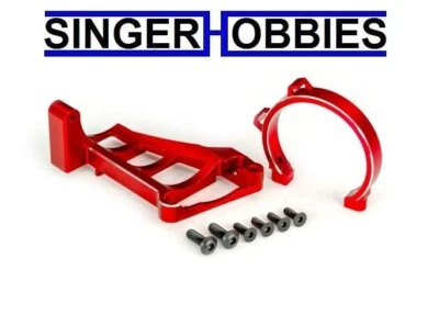 Soportes de motor Traxxas 10262-RED F/R anodizados 6061-T6 aluminio MAXX SLASH TRA1 Foto 1 de 2