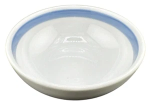 ARABIA FINLAND RIBBONS BLUE FRUIT BOWL SET OF 8 - Picture 1 of 3