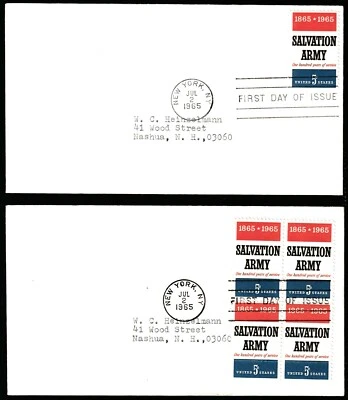 U.S. Scott #1267 FDC - Salvation Army Issue - July 2, 1965 - 5c - (1865-1965) - Image 1 of 4