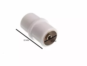 Coax Coaxial Tv Aerial Connector Plugs Inline Metal Pack Of 24 - Picture 1 of 1