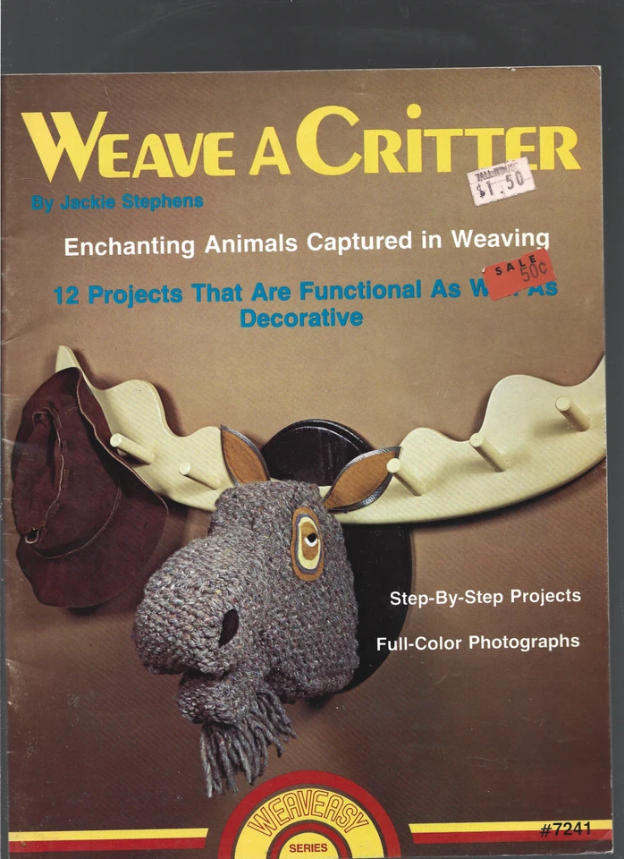 Craft Booklet-Weave A Critter-Enchanting Animals Captured in Weaving-12 Projects - Image 1 of 1