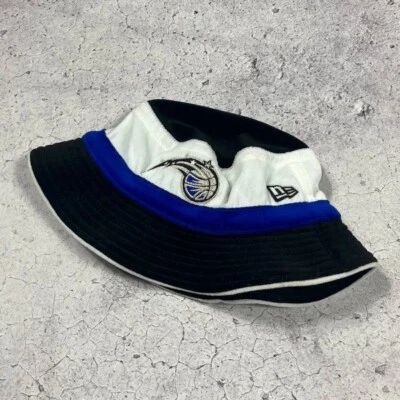 Orlando Magic NBA New Era Fuzzy Bucket Hat White/Blue/Black Size M/L - Image 1 of 4