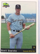 1991 Sarasota White Sox-Classic BEST Minor Lg Baseball Card-Scott Cepicky