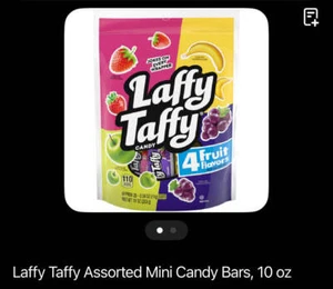 Laffy Taffy Assorted Mini Candy Bars, 10 oz - Picture 1 of 1