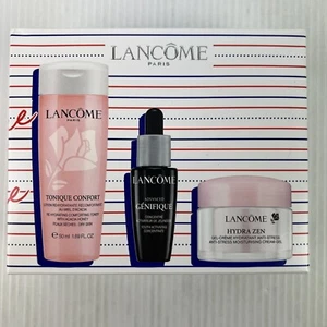 Lancome Hydra Zen Cream Gel, Tonique Confort Toner & Genifique Concentrate Set - Picture 1 of 3