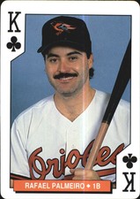 1994 Orioles U.S. Playing Cards Orioles Baseball Card #13C Rafael Palmeiro