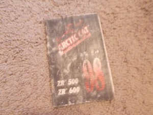 1998 Arctic Cat ZR500 ZR600 Snowmobile Operator's Owner's Manual - Picture 1 of 3