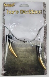 Spirit Halloween Horn Neckless Costume Accessory Viking Medieval Druid Devil - Picture 1 of 3