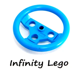 LEGO Technic Dark Azure Large Steering Wheel Sports Vehicle Car Chima (2741) x1 - Picture 1 of 2