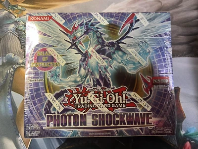 Yugioh "Photon Shockwave" First Edition Sealed Booster Pack Box X1 - Image 1 of 4