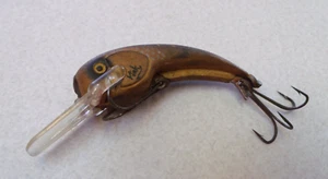 COLLECTIBLE WOOD SIGNED KIRK FISHING LURE - Picture 1 of 2