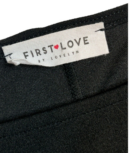 VETEMENTS Abito donna First Love By Lovelyn 1X nero lunghezza ginocchio manica corta