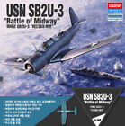 Academy Korea 1/48 Usn Sb2u-3 Battle Of Midway Aircraft Plane Model Kit #12324