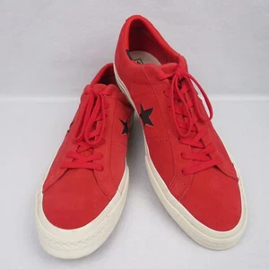 Converse One Star Low Top Red Suede Unisex Sneakers Men 10.5 Woman 12.5 #158474C - Picture 1 of 15