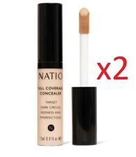 Natio full coverage concealer Light 12mL x2 - FREE SHIPPING