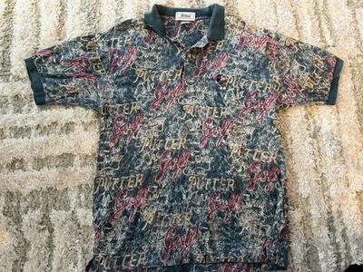 Винтажная мужская рубашка для гольфа 90-х Disney Titleist от Corbin Polo Mickey Mouse средний размер - Изображение 1 из 4