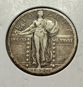 1920-S Standing Liberty Quarter - Picture 1 of 2