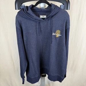 Disney Polynesian Village Resort 2XL Navy Striped Hoodie - Picture 1 of 4