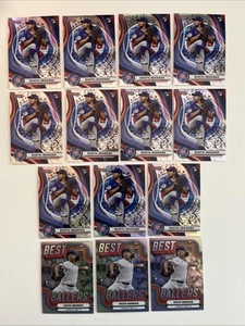 Lotto carte Rookie 2024 Bowman’s Best SHOTA IMANAGA x14 base, rifrattori e inserti - Foto 1 di 6