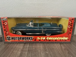 1958 Chevrolet Impala Teal Motorworks 1:18 Motor Max DieCast MIB - Picture 1 of 8