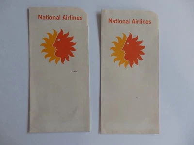 Billetes de pasajeros y chaquetas de colección de National Airlines 1969 Foto 1 de 4