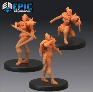 Female Assassin - DnD, Fantasy, RPG, Tabletop, Handcrafted, Collectible, Model - Bild 1 von 5