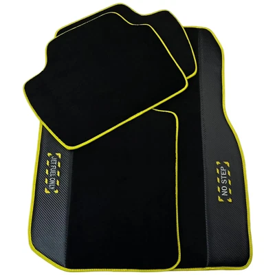 Alfombrillas para BMW Serie 4 F33 Convertible (2014-2021) Borde Amarillo | AutoWin Foto 1 de 4